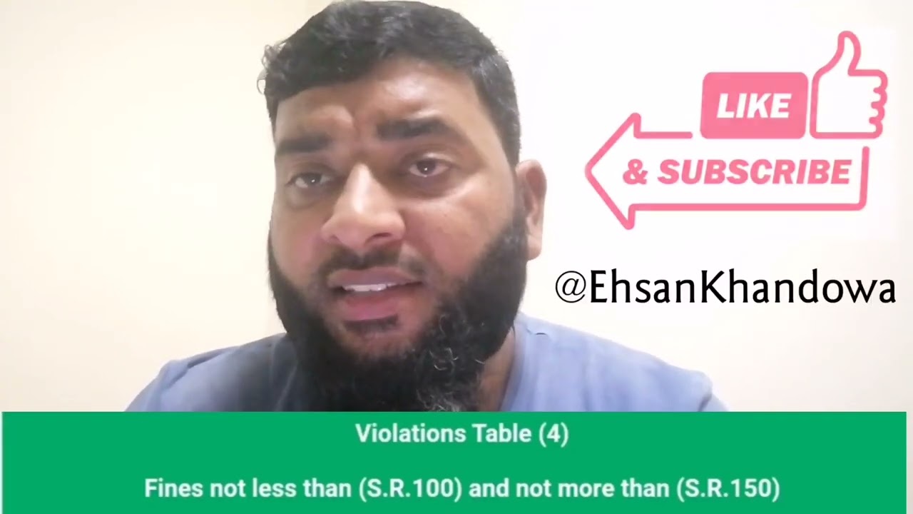 New Traffic Rules Update Part 1 in KSA 2022 With Ehsan Khandowa