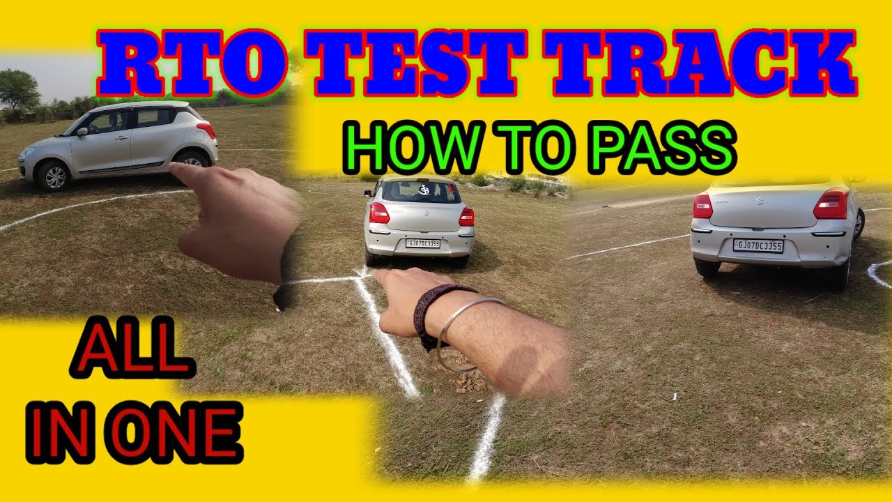Rto Test Track || 8 Shap  Driving || Box Parking || Reverse S || How to Pass | Drive With Sanjay ||
