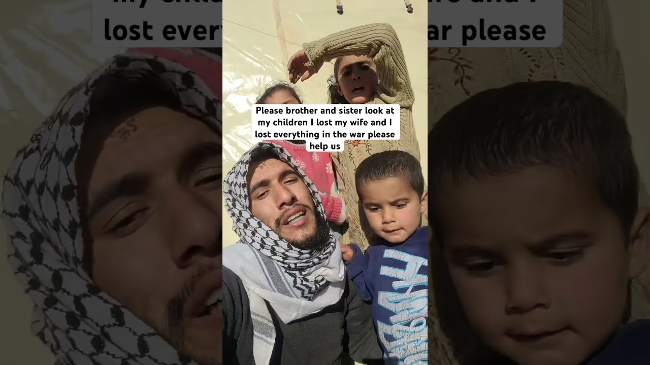 Please brother and sister help me buy food for my family #gaza #palestine #viralvideo #sad #fyp