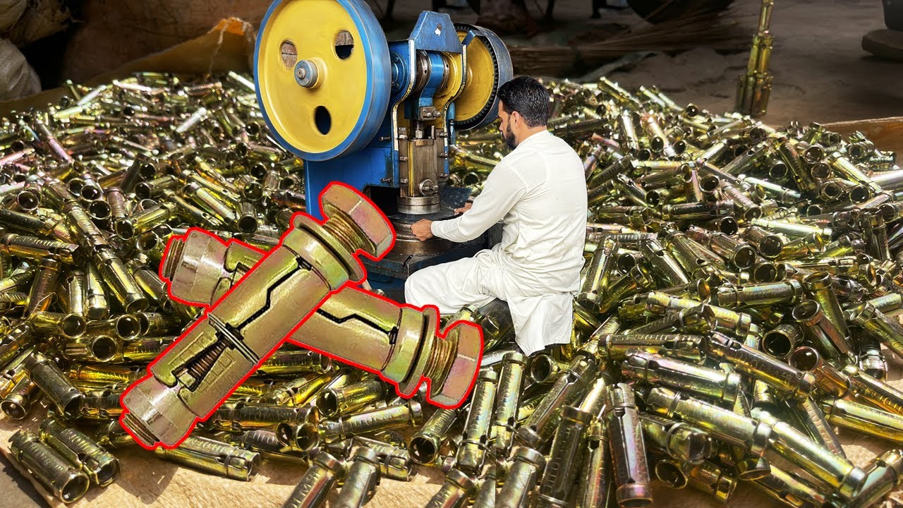 How High Quality RAWL BOLT Is Made - Amazing Industrial Manufacturing Process