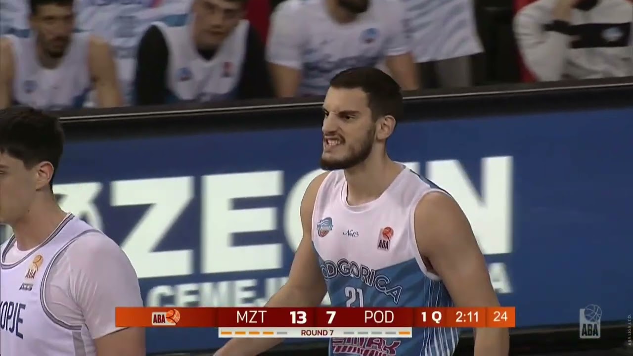 ABA League 2 2025/26, Round 7 match: MZT Skopje Aerodrom - Podgorica Bemax (27.1.2026)
