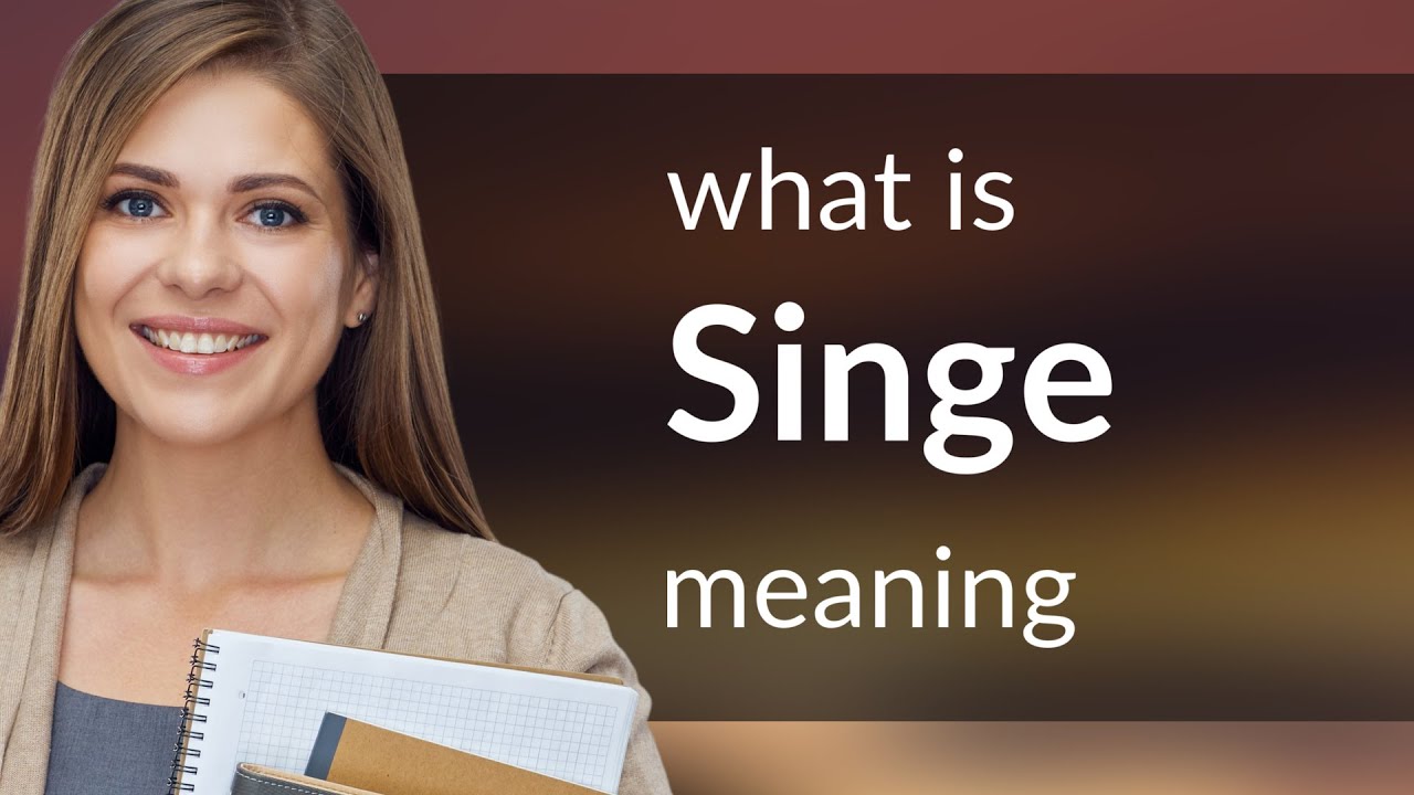 Singe &bull; what is SINGE meaning