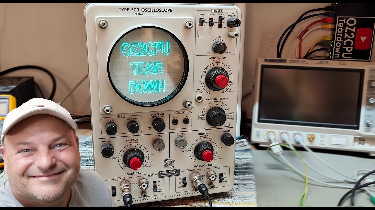 Tektronix 503 oscilloscope single channel balanced 450kHz 1960-70