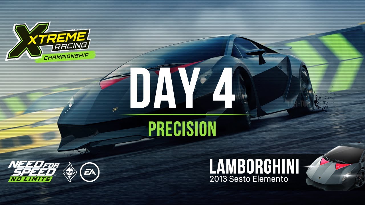 NFS:No Limits | Xtreme Racing Championship (2013 Lamborghini Sesto Elemento) - Day 4 (Precision)
