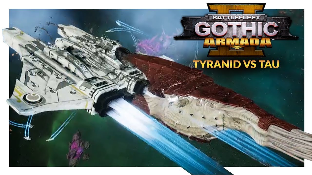 BATTLEFLEET GOTHIC ARMADA 2 | TAU BBQ - Tyranid vs Tau (Ranked 1v1)