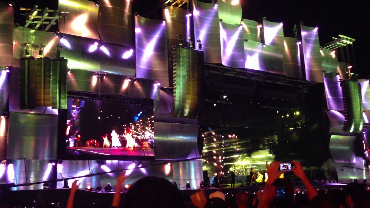 Beyoncé no Rock In Rio 2013 - Freakum Dress