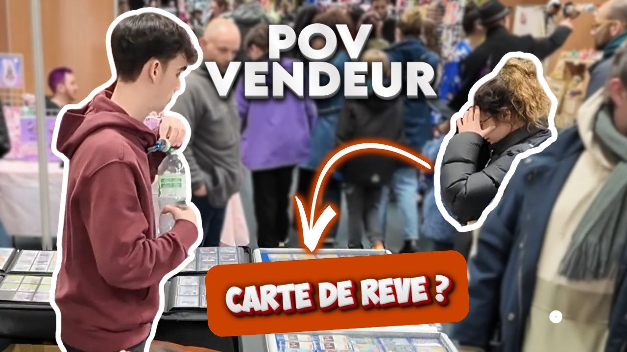 SA RECHERCHE EST SUR MON STAND | POV VENDEUR CARTES POKEMON