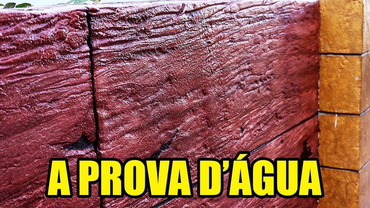 Efeito Madeira Com Argamassa A PROVA  D'ÁGUA 💦
