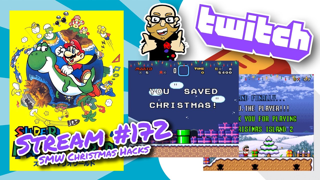 Stream 172: Super Mario World Christmas hacks part 1