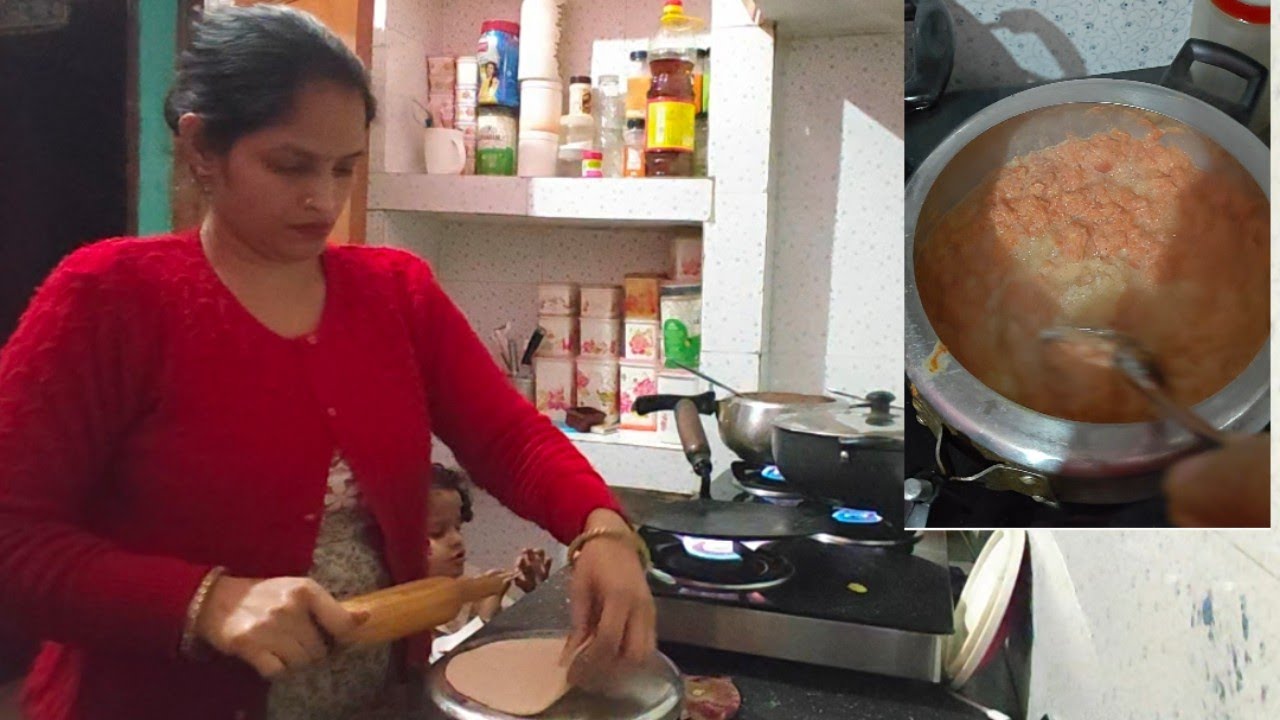 Sardi Ka Aakhri Gajar Ka Halwa|Easy Cooker Recipe|Indian Dinner Routine|Mom Life Vlog@lifewithAnju08