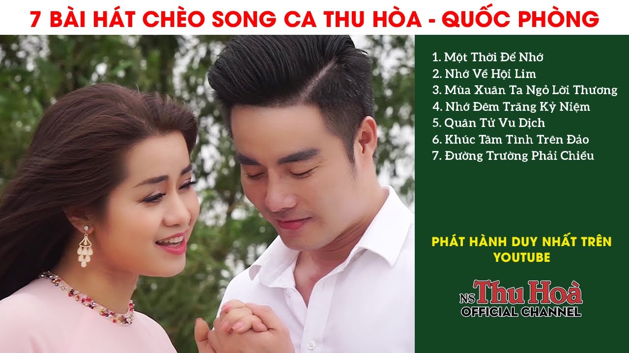 7 BÀI HÁT CHÈO SONG CA THU HÒA - QUỐC PHÒNG | Nghe Là Mê Mẩn Cả Ngày