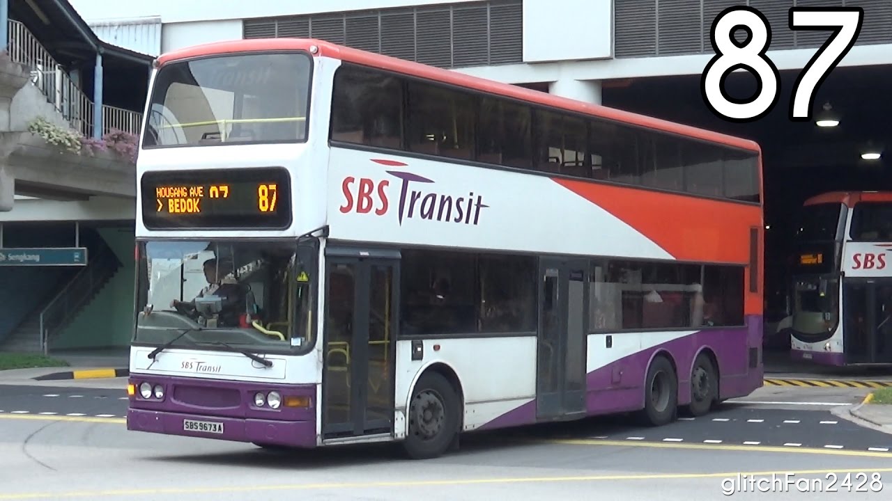 [SBST] (Retired) Loud Voith - SBS9673A on Service 87 - Dennis Trident III Duple Metsec