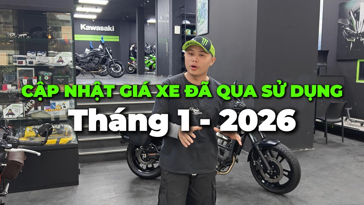 Cập nhật giá xe đã qua sử dụng tại Kawasaki Max Moto Hà Nội | Tháng 01.2026 #kawasaki #maxmoto