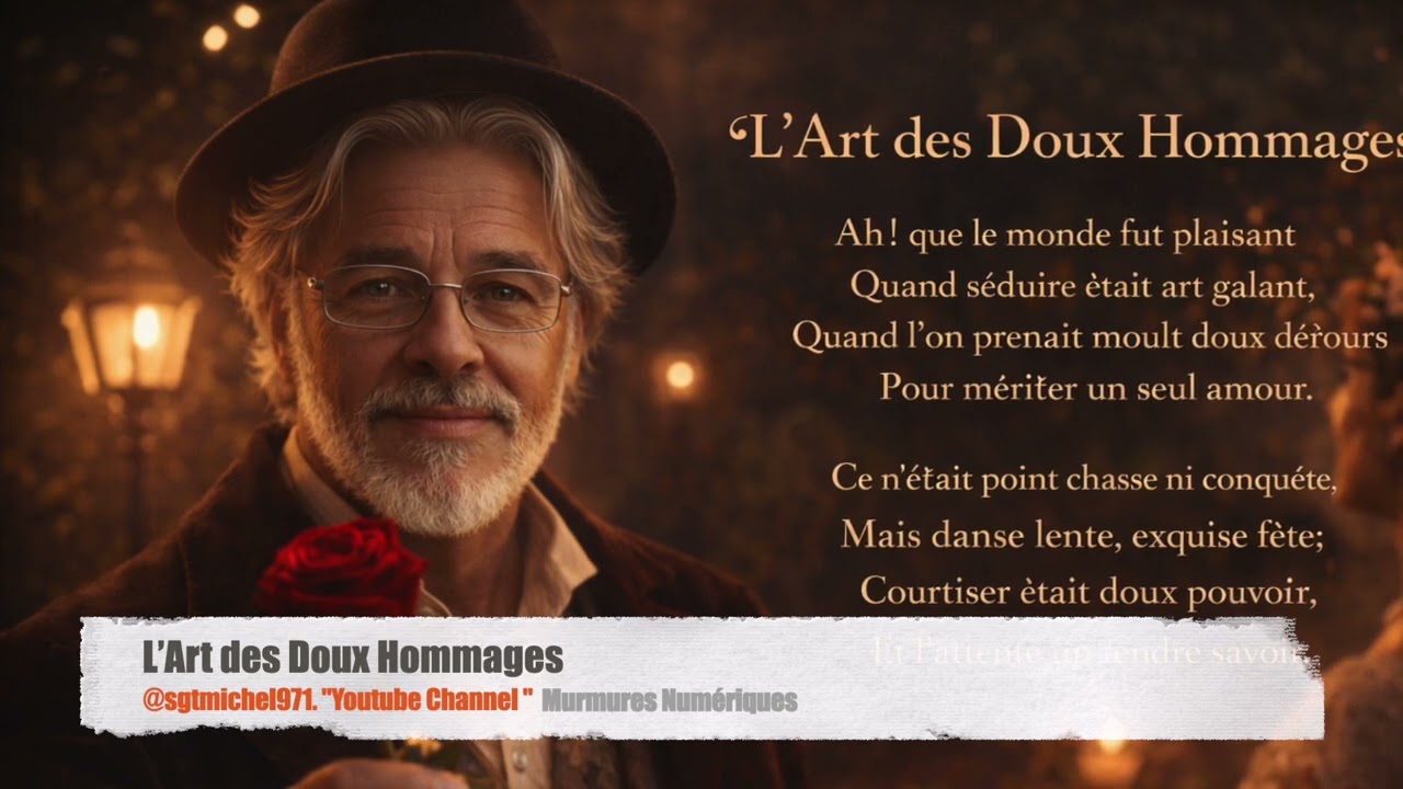 L’Art des Doux Hommages – Chanson Française Galante | Voix d’Homme Mûr | Esprit Vieux Cabaret