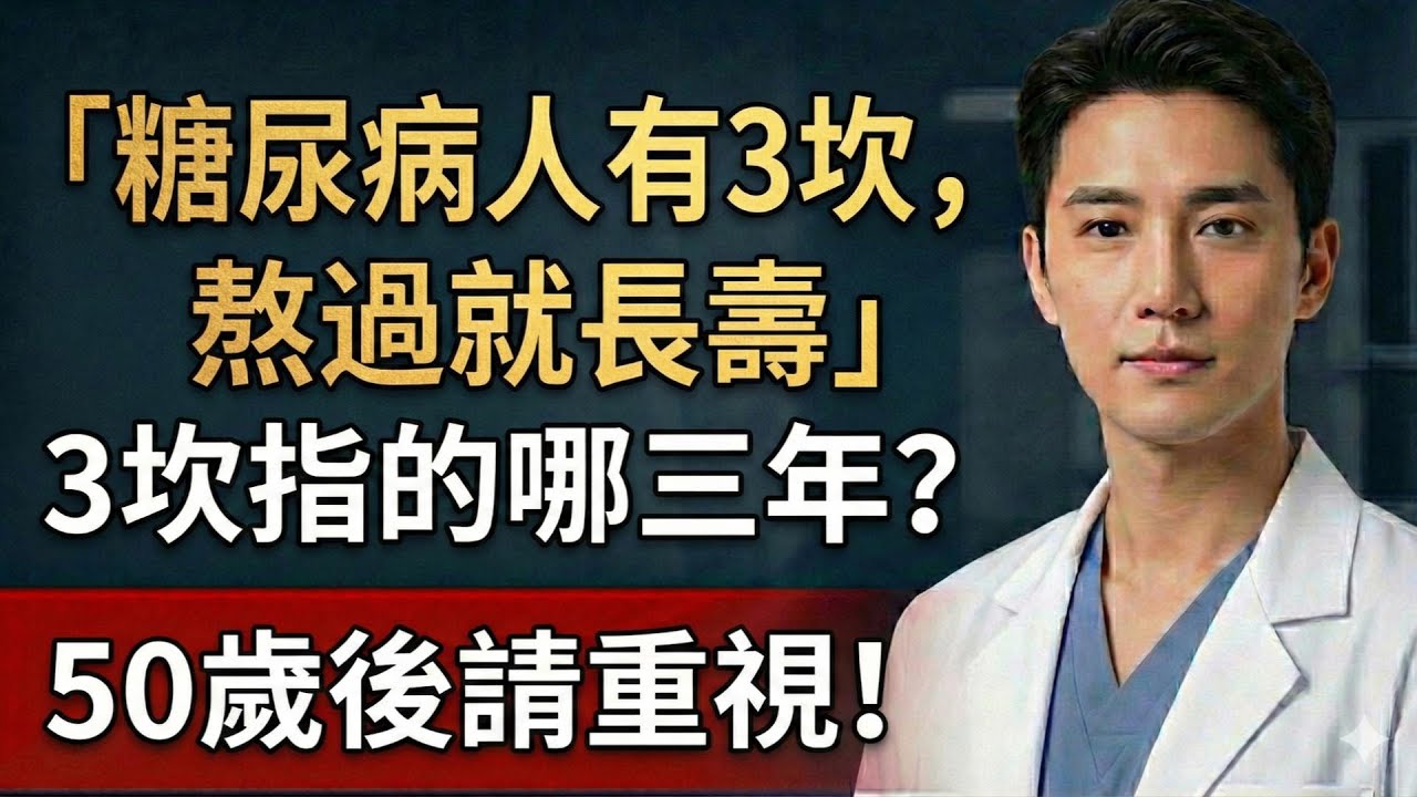 「糖尿病人有3坎，熬過就長壽」：3坎指的哪三年？50歲後請重視！#老年健康#糖尿病#高血糖#長壽#糖尿病預防#科普 #胰島素抵抗 #糖尿病饮食#胰岛素#糖尿病足#糖尿病肾病#50岁健康