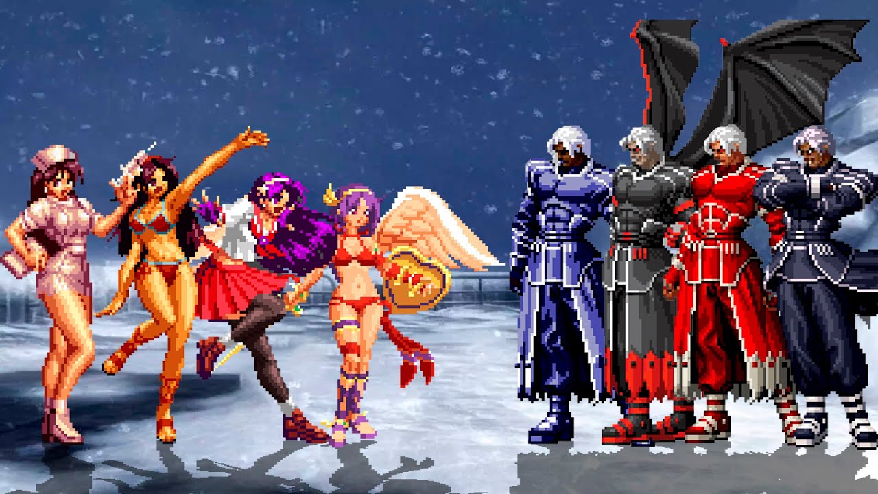 [KOF Mugen] Athena Asamiya Team vs Zero Team
