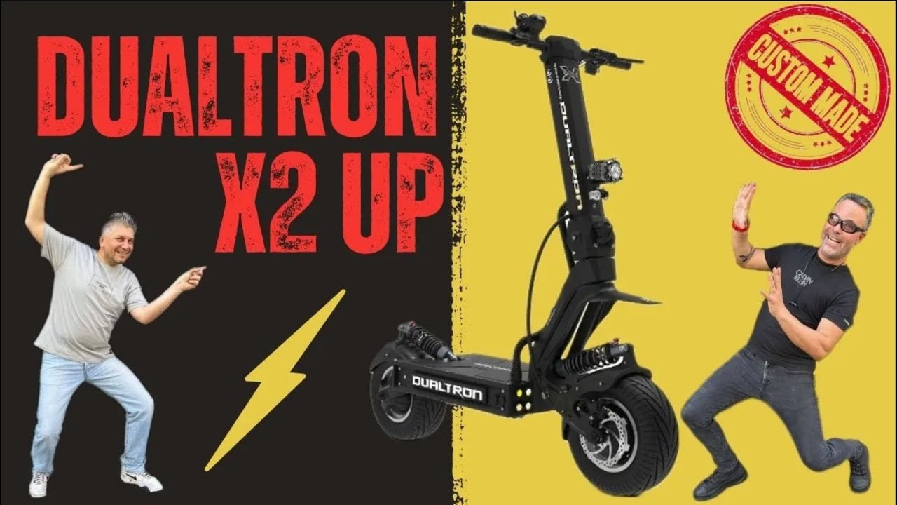 DUALTRON X2 UP CUSTOM MADE ELEKTRİKLİ SCOOTER DETAYLI İNCELEME VE S&Uuml;R&Uuml;Ş TESTİ