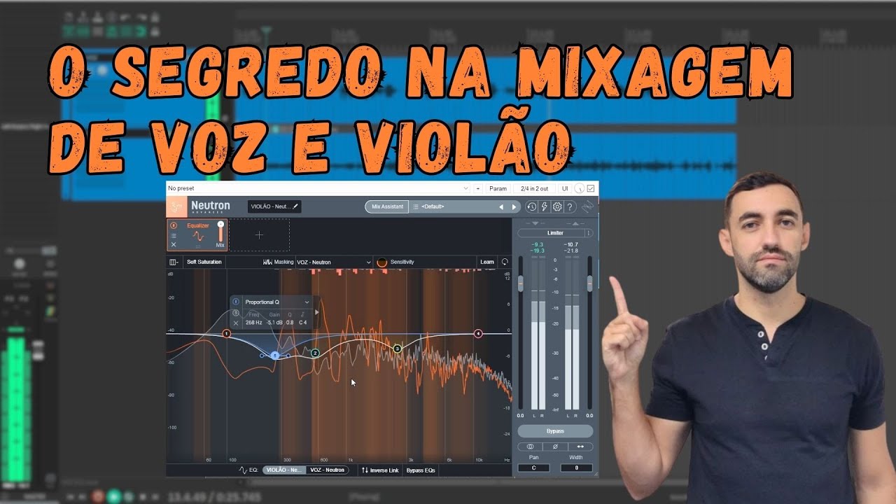 Aprenda o segredo da Mixagem de Voz e Violão
