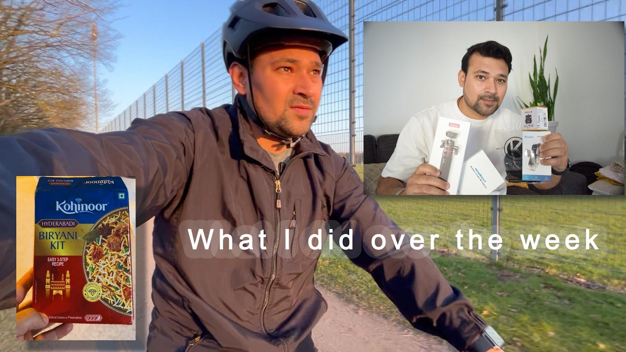 Vlog 2: How I spent my week.. Made Biryani.. and some biking.