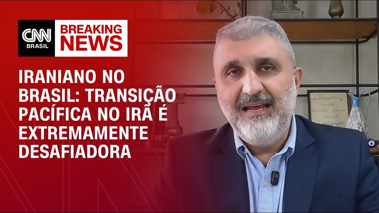 Transição pacífica no Irã é extremamente desafiadora, diz economista iraniano no Brasil | AGORA CNN