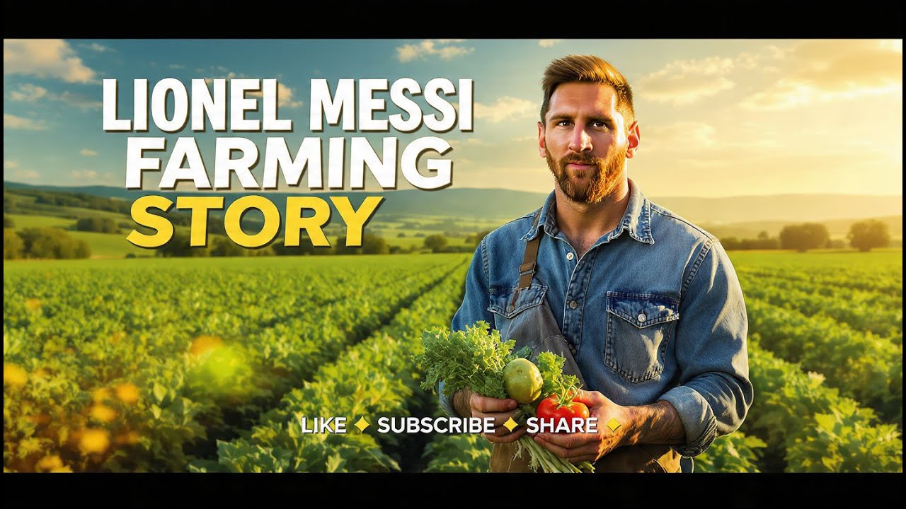 Lionel Messi Farming Story – Watch Messi’s Day on the Farm | Clear Face Ultra-Realistic 4K