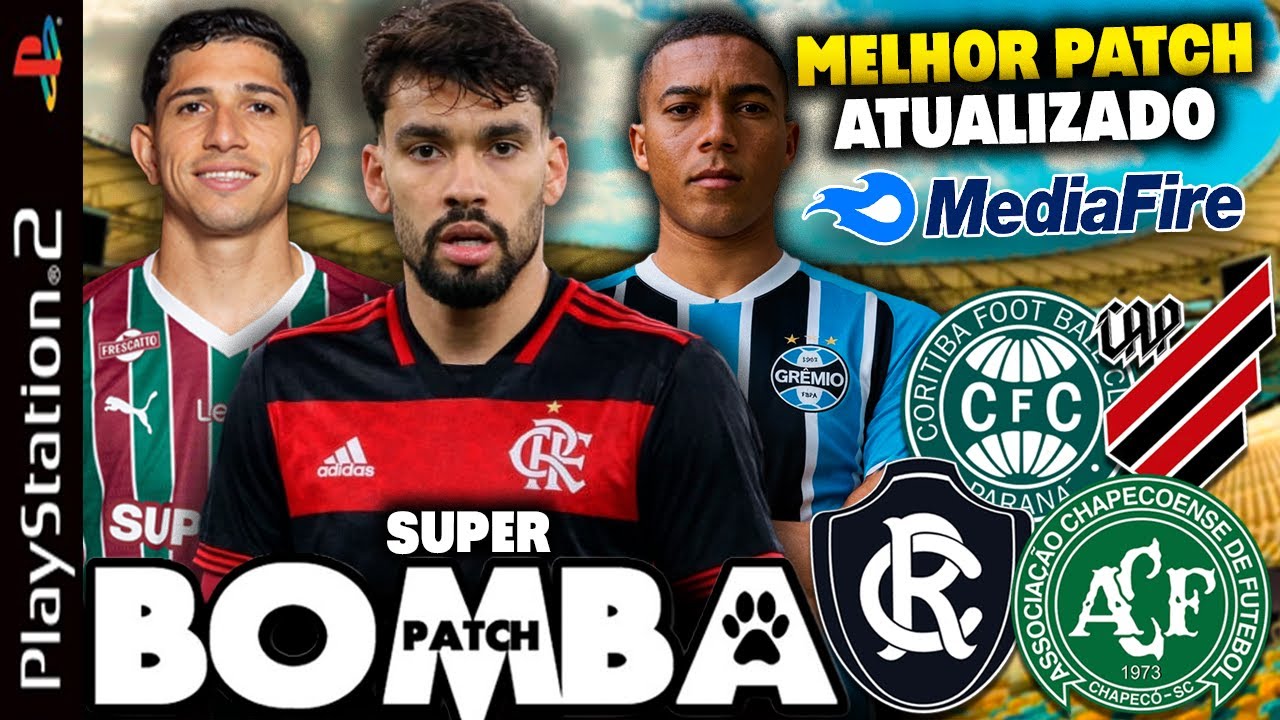 🎮 BOMBA PATCH 2026 (PS2)  MEDIAFIRE LINK DIRETO! 25 NARRA&Ccedil;&Otilde;ES LAN&Ccedil;AMENTO (PS2, PCSX2, AETHERSX2) ⚽