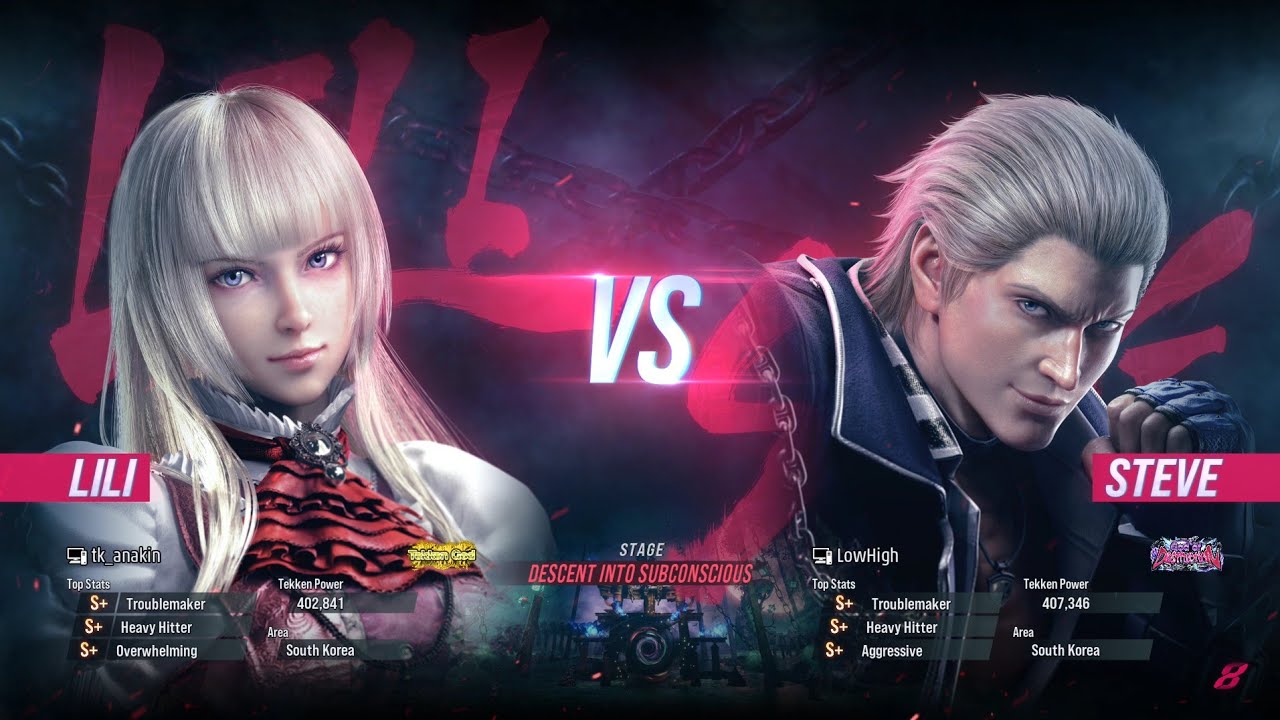 TEKKEN 8⚡JDCR (LILI) VS LOWHIGH (STEVE) ⚡HIGH LEVEL GAMEPLAY
