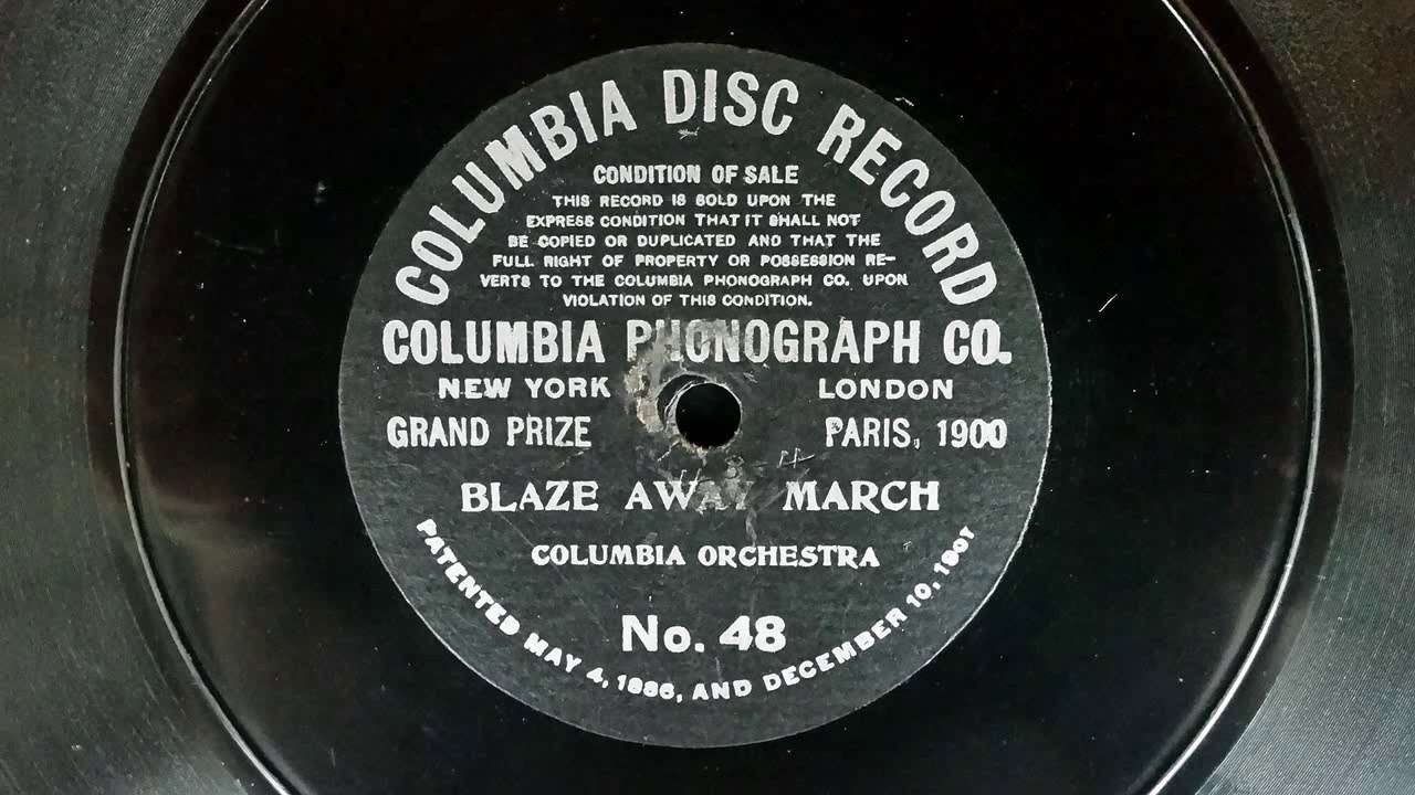 Columbia Orchestra - Blaze Away March