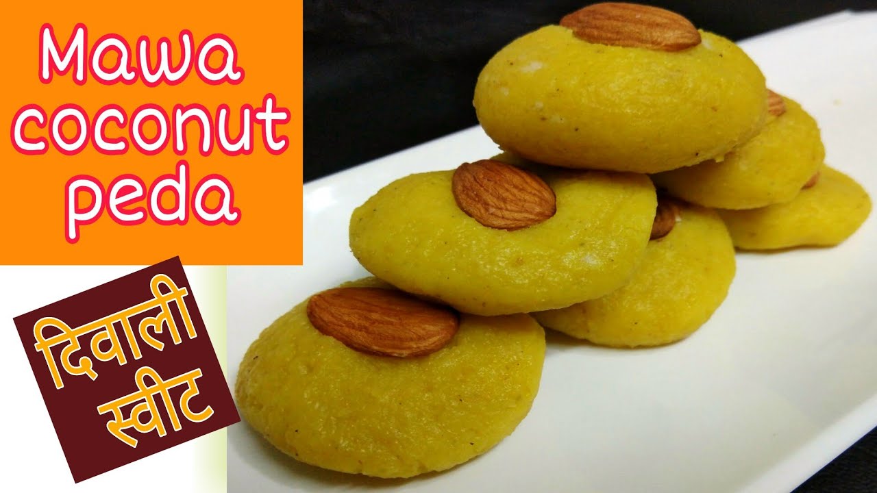 Mawa peda,mawa coconut peda,kesar peda,homemade peda,मावा पेडा