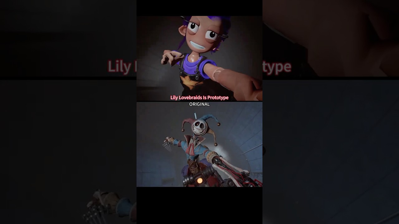 Lily Lovebraids Is Prototype VS ORIGINAL💀- Poppy Playtime Chapter 5 #poppyplaytime5 #prototype