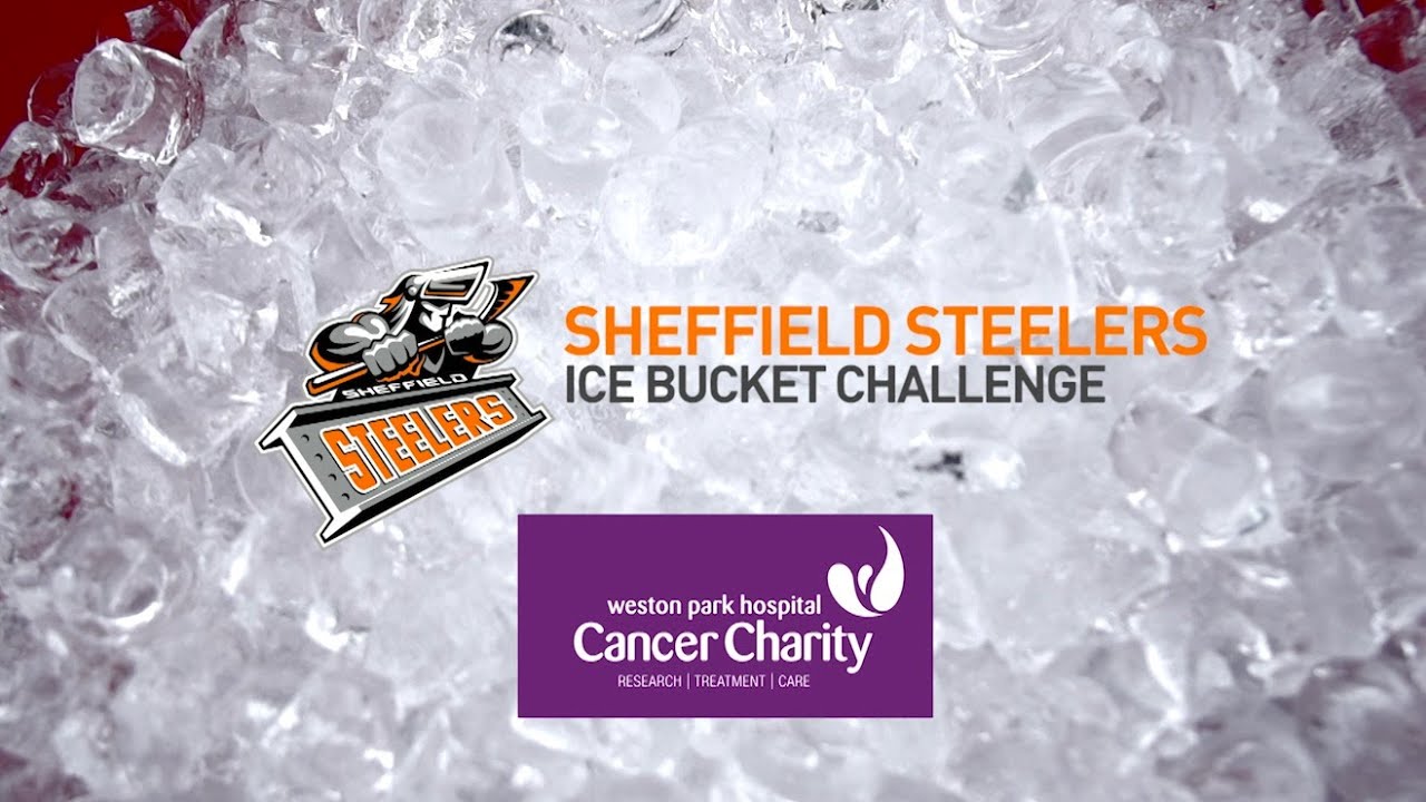 Sheffield Steelers Ice Bucket Challenge with Western Park Hospital Cancer Charity