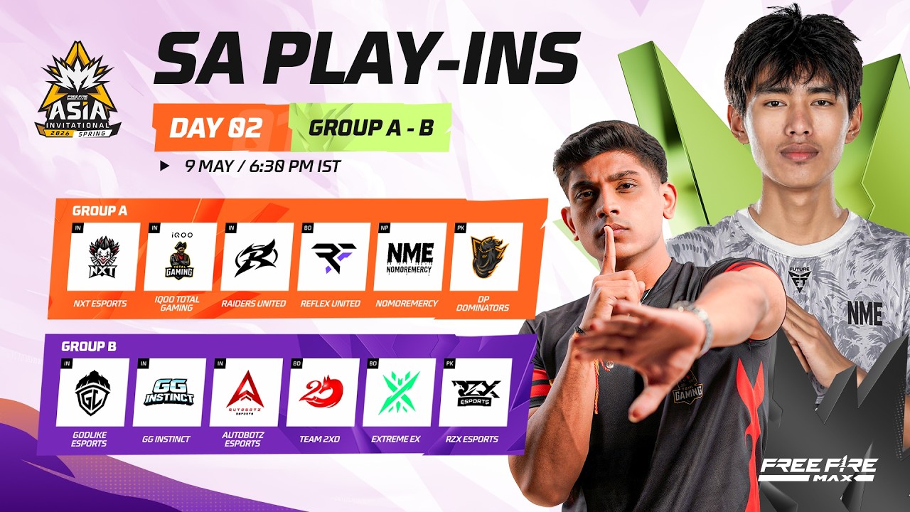 [HI] FFMAI 2026 Spring | South Asia Play-Ins Day 2 | Group A - B