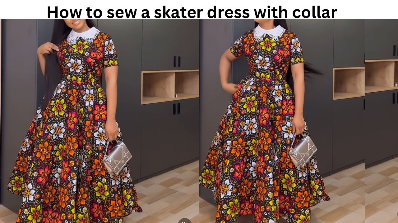 How to draft a skater dress pattern
