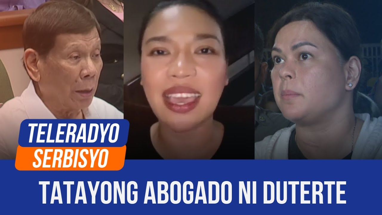 Can VP Duterte stand as dad's lawyer when facing ICC? | Teleradyo Serbisyo (14 March 2025)