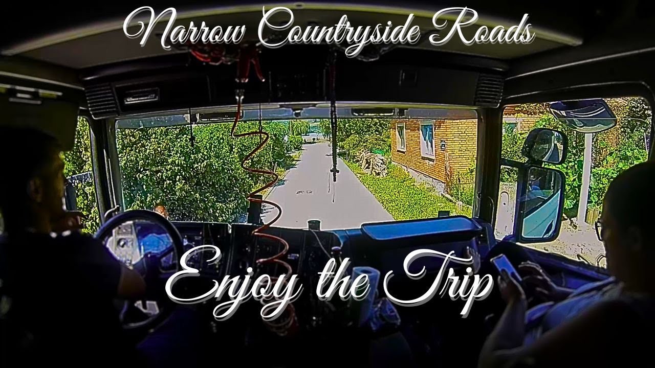 CV Driving SCANIA 4 Series Manual Transmission - Narrow Countryside Roads
