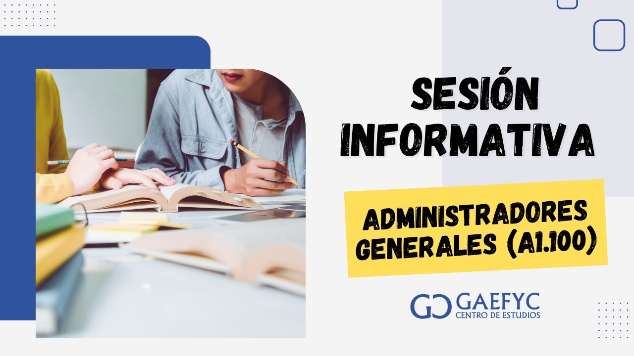 Sesión informativa Administradores Generales  de la Junta de Andalucía (A1.1100)