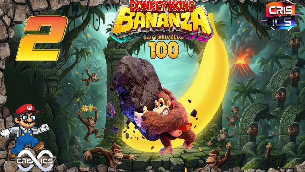👊DONKEY🍌 KONG BANANZA LIVELLO 100🍌 SEMPRE PIU GIU !!! Switch 2 Pad Pro 2