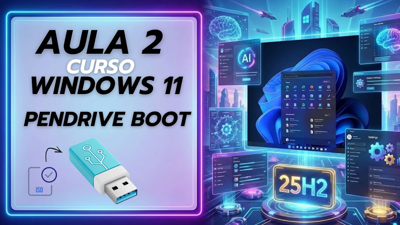 Criar um Pendrive BOOTAVEL do Windows 11 25H2 em Minutos