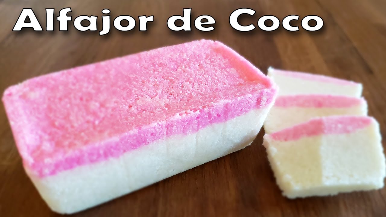 Receta de Como Hacer Alfajor de Coco | Dulce de Coco Mexicano