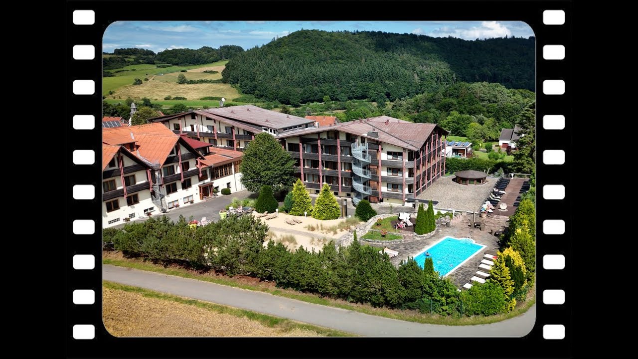 Aerial 4K Dr. Lohbeck Hotel Freund - Vöhl - by Jones-Art