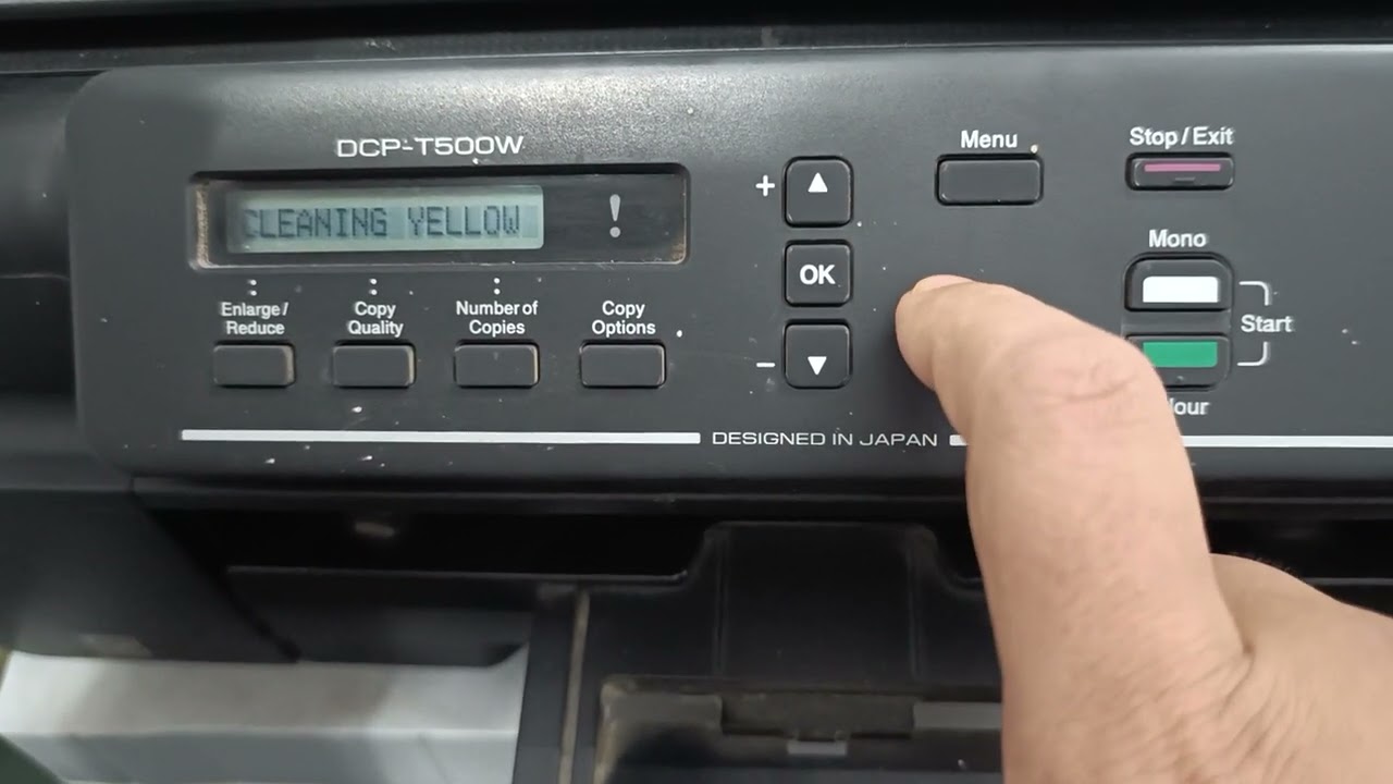 Brother ink tank printer  Head Super Cleaning  ll Brother DCP-T500W