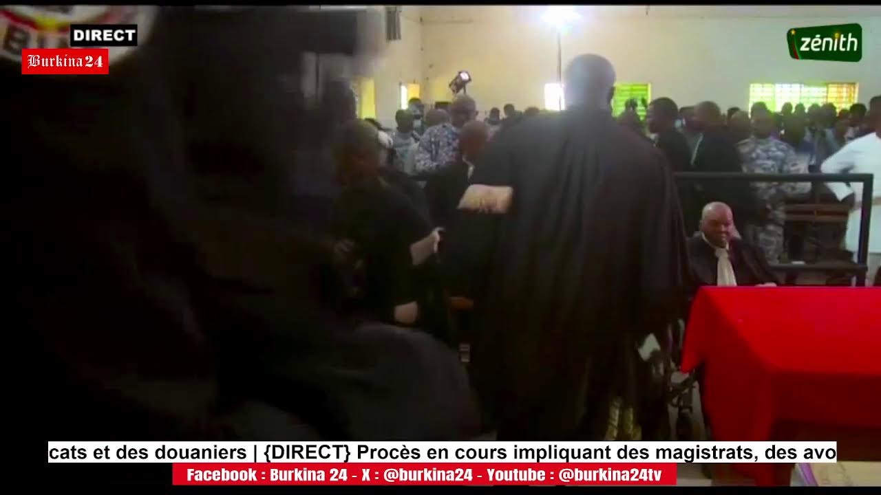 🔴{DIRECT} Procès en cours impliquant des magistrats, des avocats et des douaniers au TGI de Koupèla