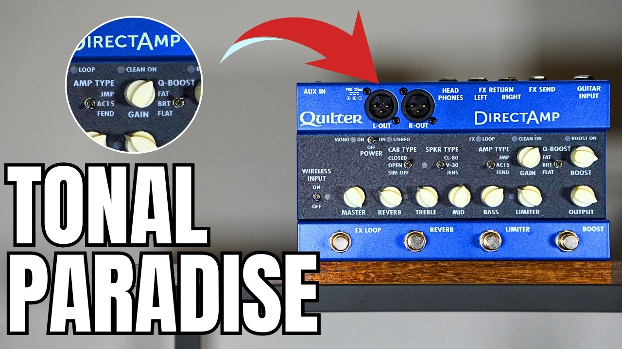 Ваш НОВЫЙ любимый гитарный (Direct) усилитель! Quilter Labs Direct Amp | Полная демоверсия и чест...
