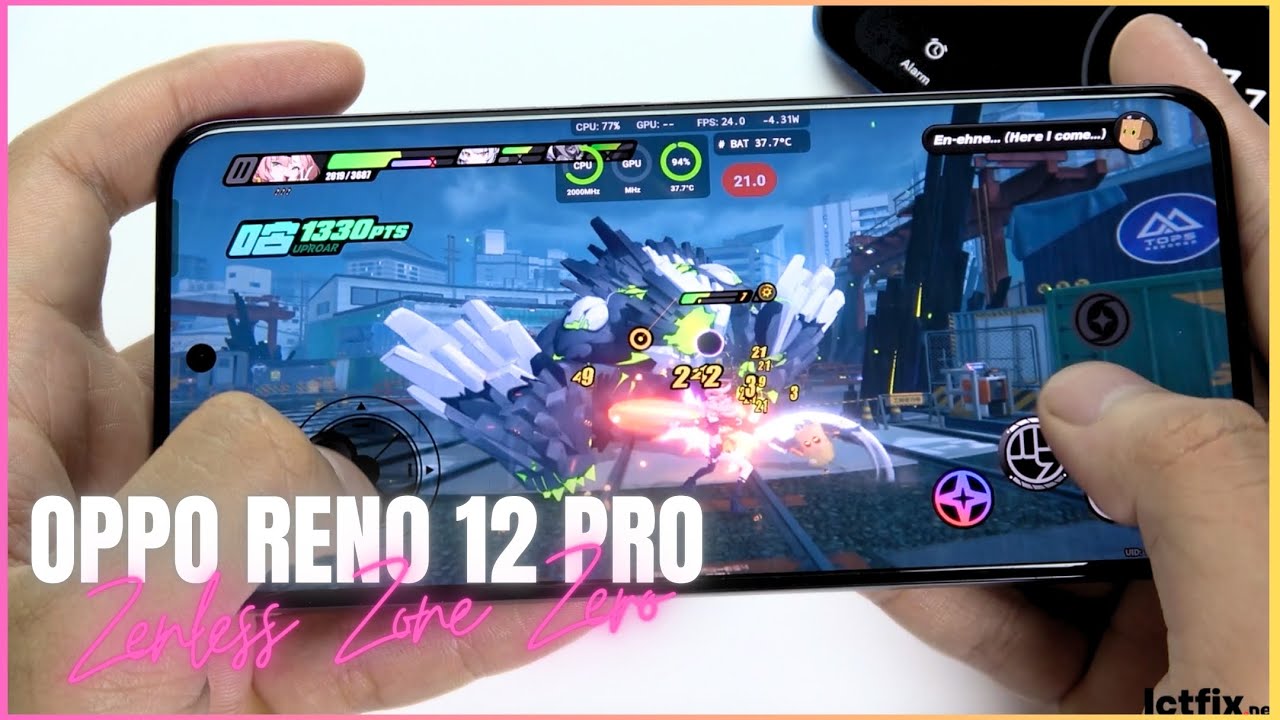 Oppo Reno 12 Pro Zenless Zone Zero Gaming test | Dimensity 7300 Energy, 120Hz Display
