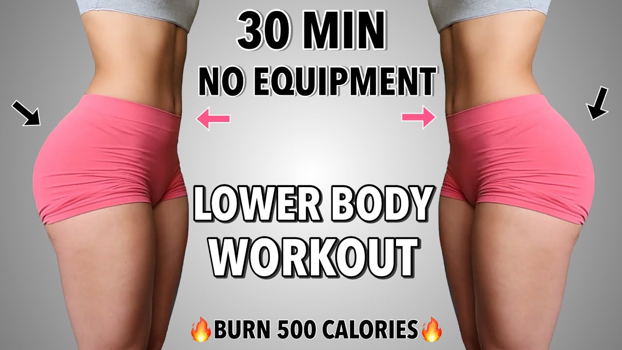 30 MIN KILLER LEG WORKOUT - No Equipment, No Repeats - Burn 500 Calories - Summer Shred Day 2