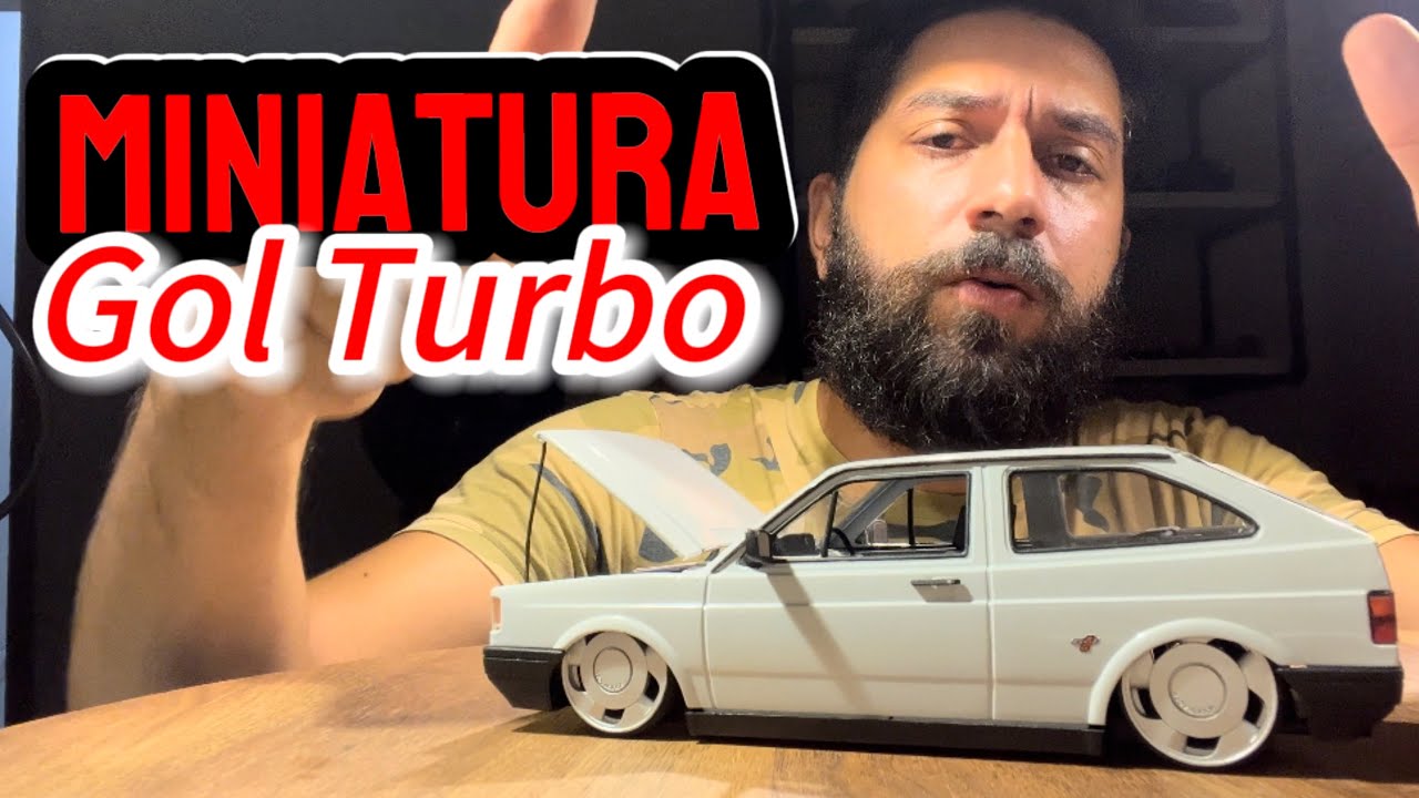 Miniatura gol quadrado turbo realista #miniaturas