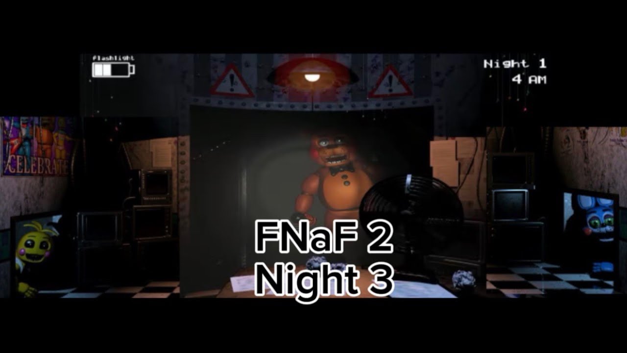 Five Nights at Freddy’s 2 Night 3 (FNaF 2 part 3)