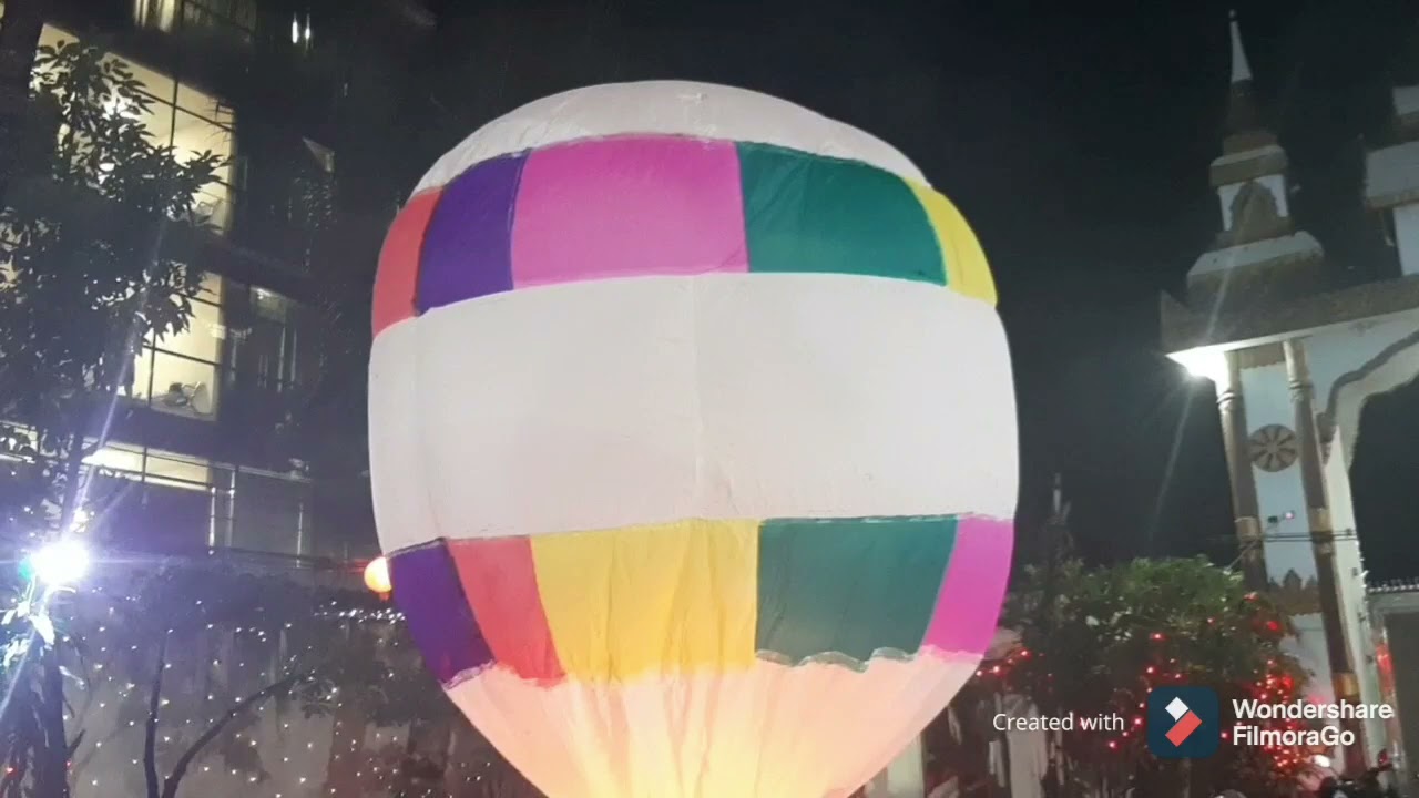 শুভ প্রবারণা পূর্ণিমার ফানুস উৎসব আন্তর্জাতিক বৌদ্ধ বিহার, ঢাকা Lanterns Festival