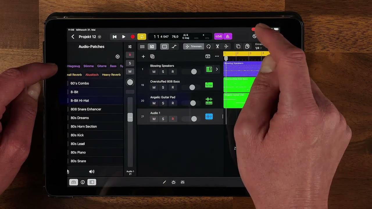 Logic Pro for iPad Demo (no talking)