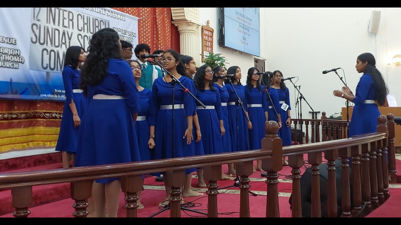 CSI Parish, Sharjah Sunday School | Group Song Second Prize Winners | UAE Interchurch Competition